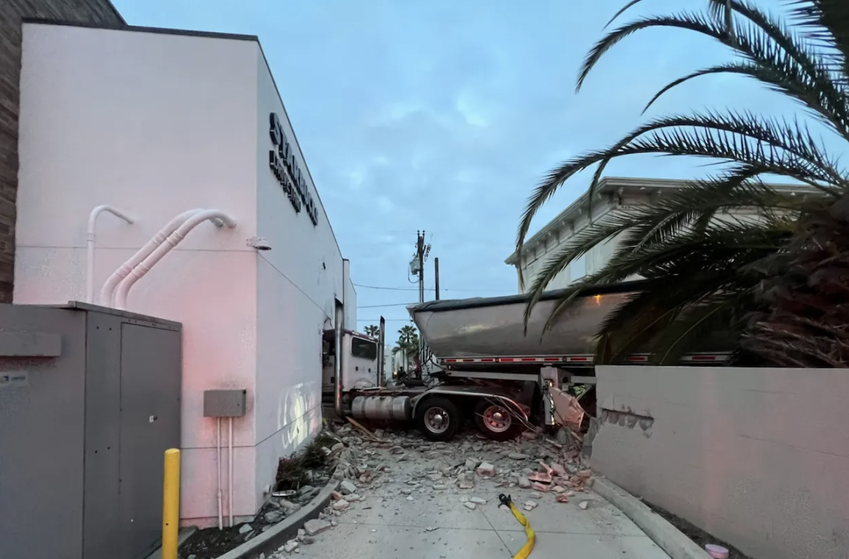 Driver trapped by “active electrical hazard” after crashing through Starbucks during medical emergency