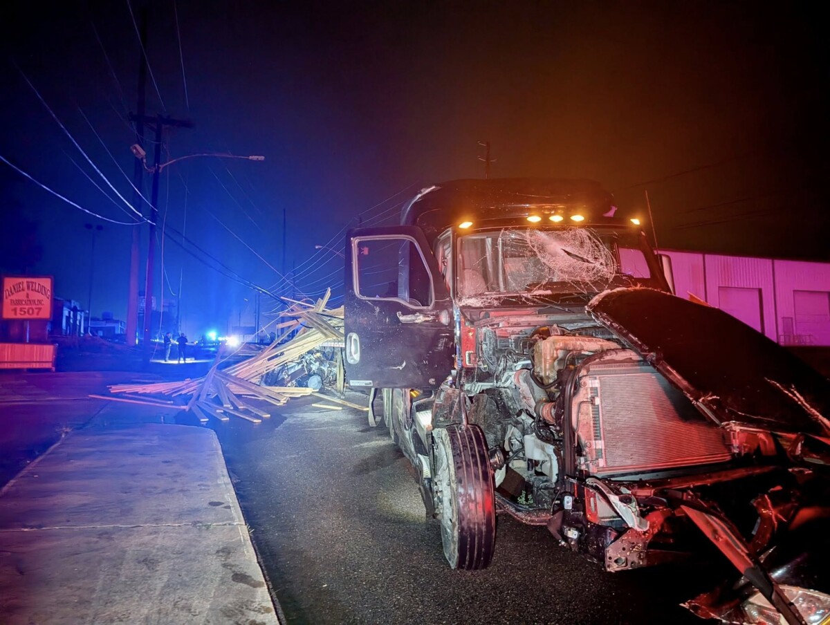 Truck driver arrested on DWI and weapons charges after crash that knocked out power to ‘about a third’ of Texarkana, cops say