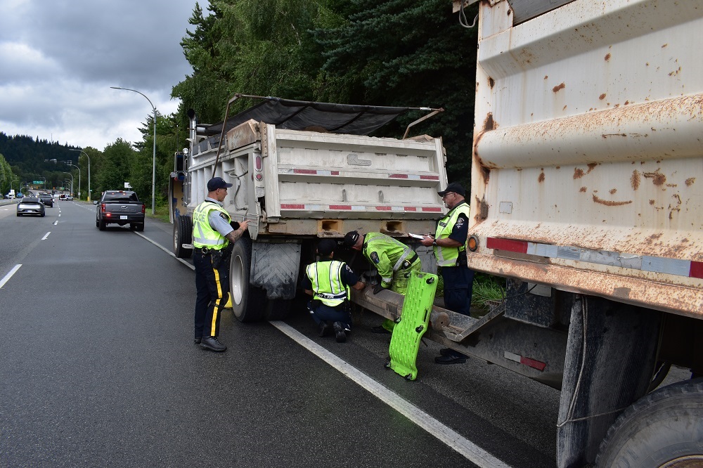 $18K in fines handed out during two-day commercial vehicle safety check, B.C. cops say