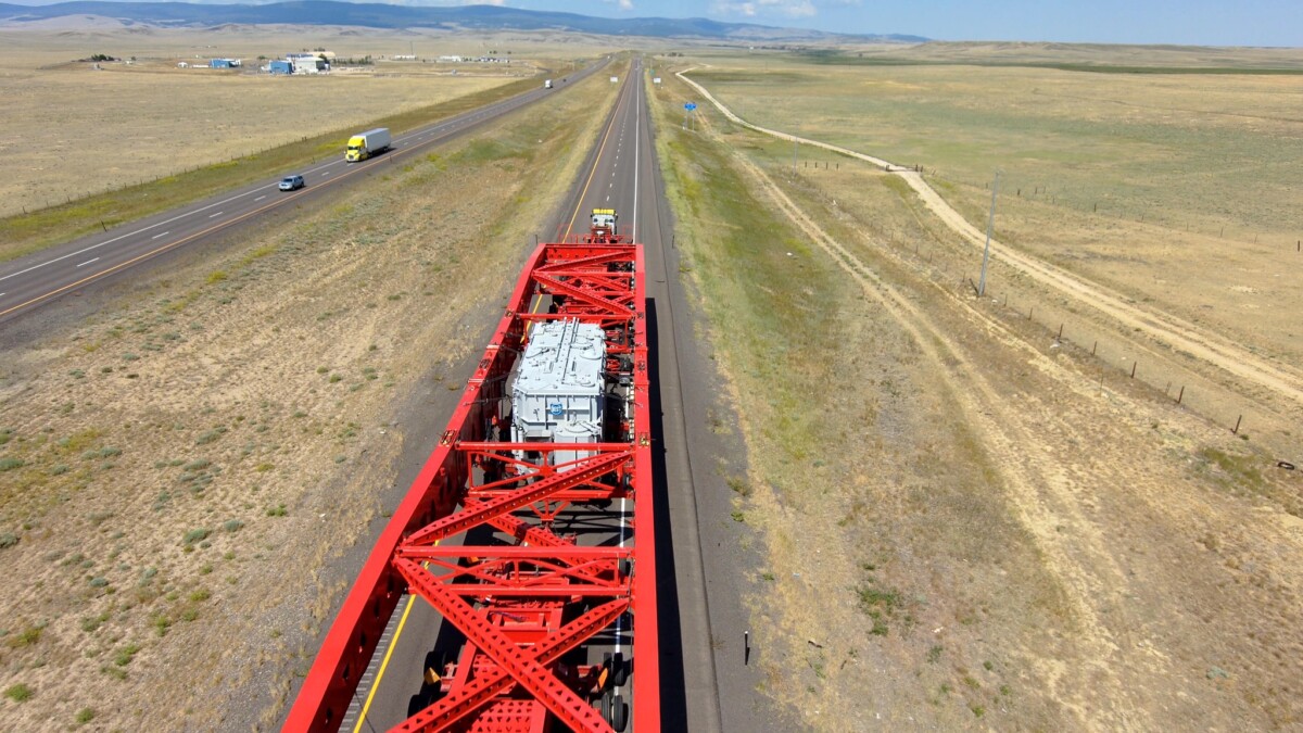 1.48 million pound superload to tie up traffic on I-80 in Wyoming this week