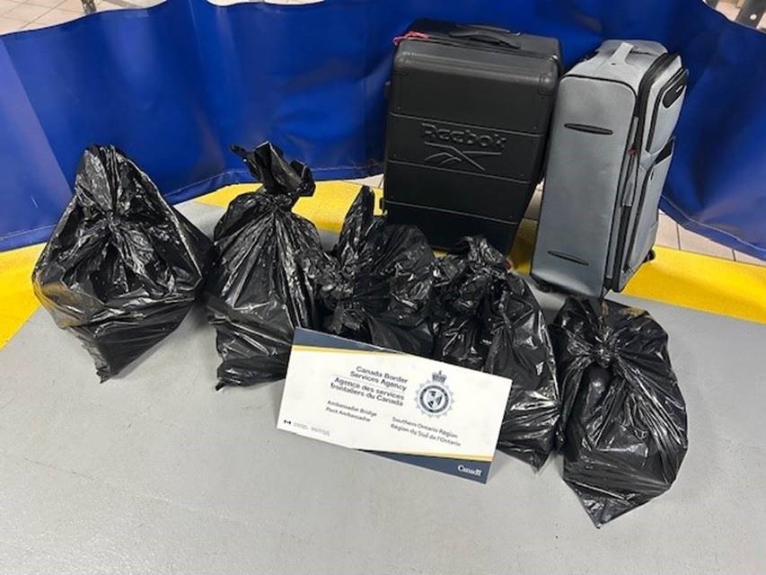 $23.4 million in cocaine discovered in semi truck crossing from U.S. into Canada