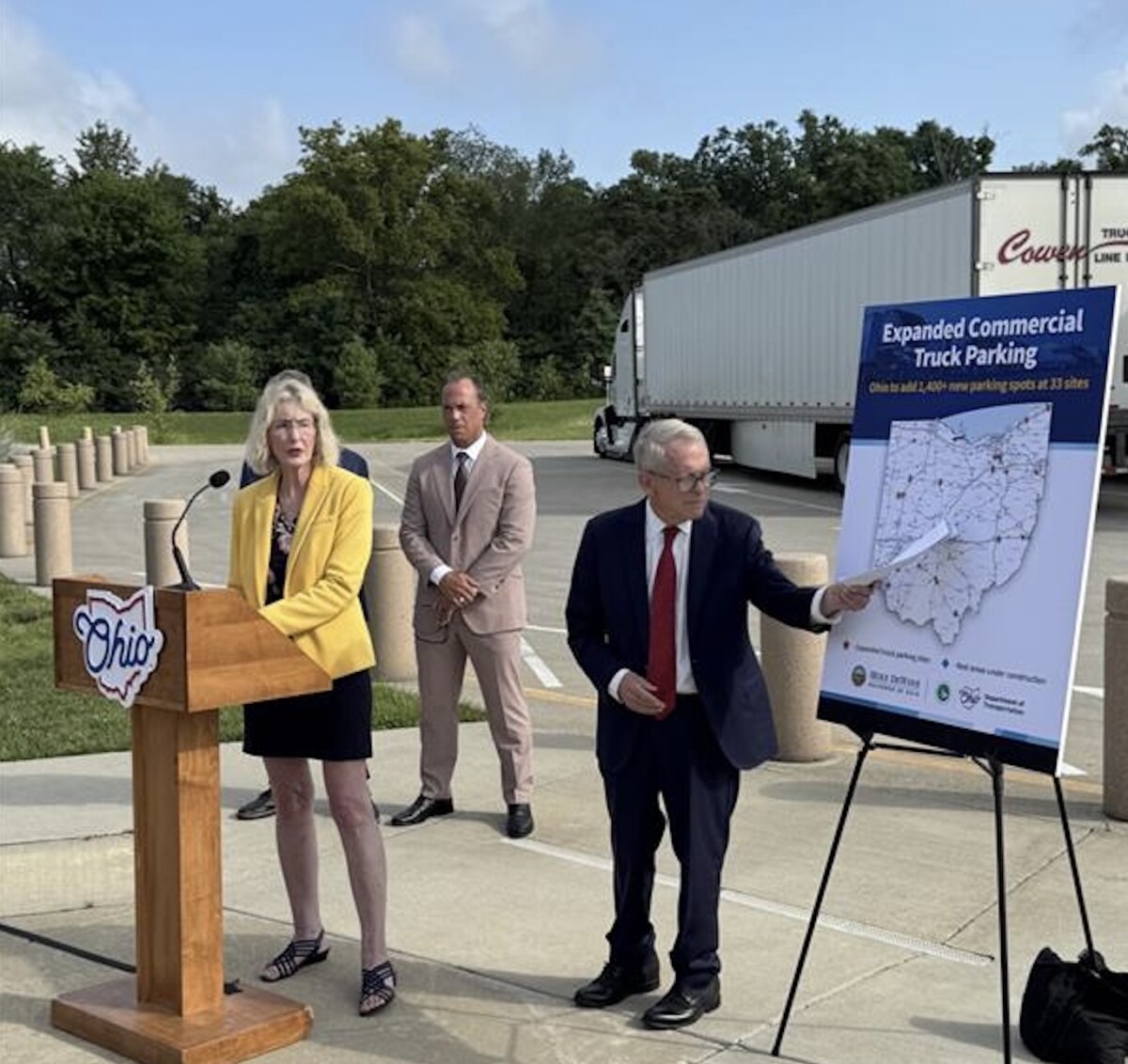 Ohio DOT to spend $150 million to build 1,400 new truck parking spaces statewide