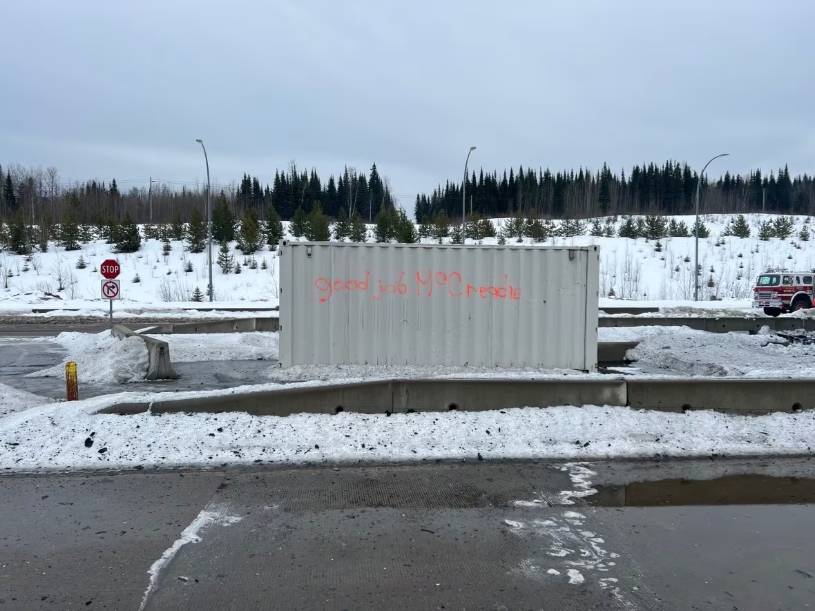 Police investigating two ‘suspicious’ weigh station fires and graffiti