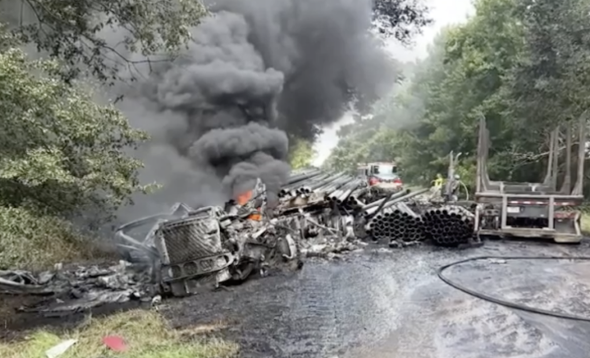 Both drivers dead after head-on collision between two semi trucks