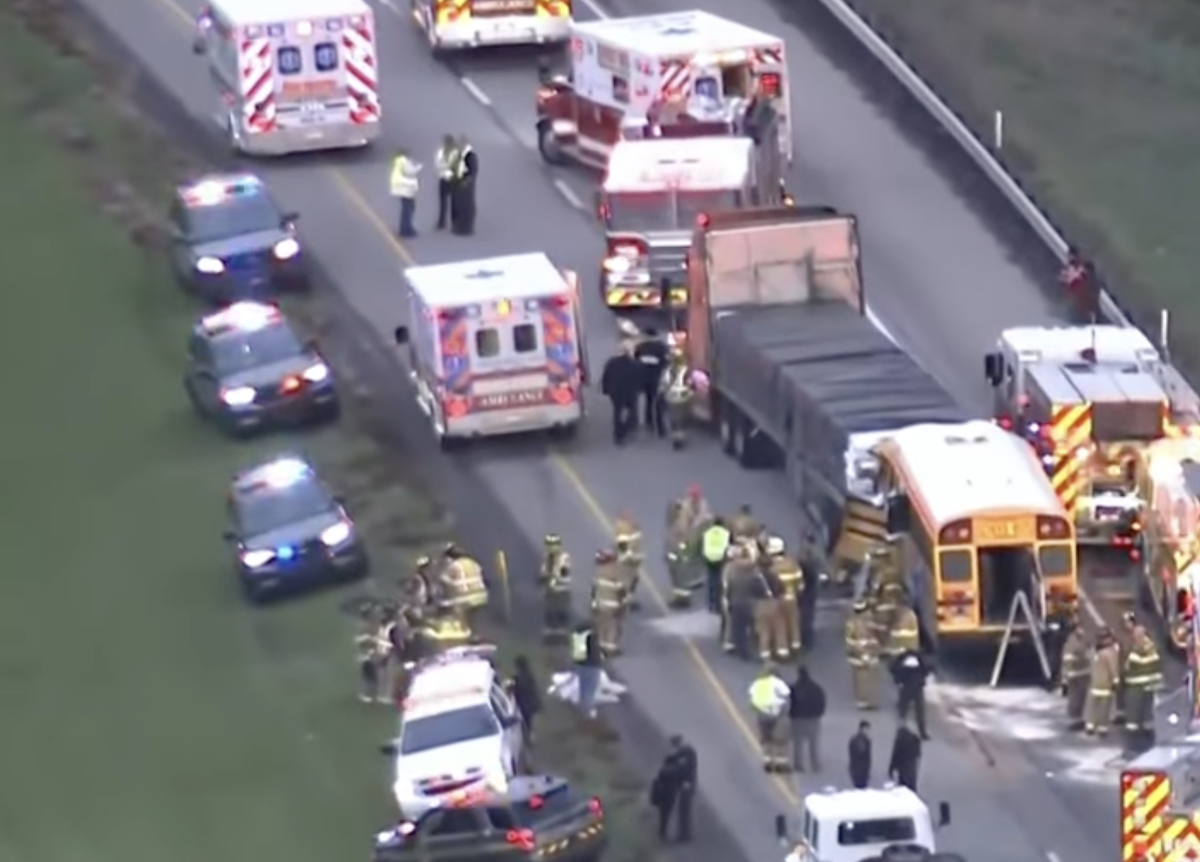 Truck driver sentenced to 5 years probation for fatal wreck where bus crashed into him