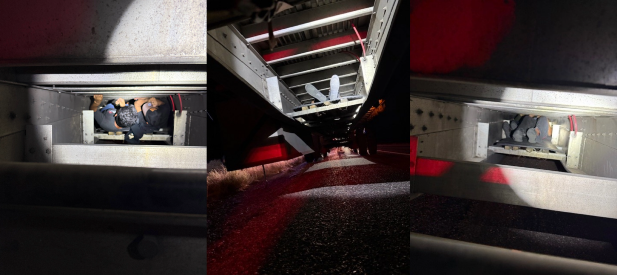 Truck driver facing federal charges after Border Patrol finds 12 people hidden in flatbed trailer compartments