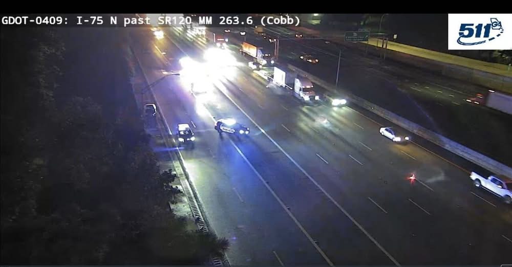 Georgia police seek pickup driver who fled after fatally striking semi truck driver on foot