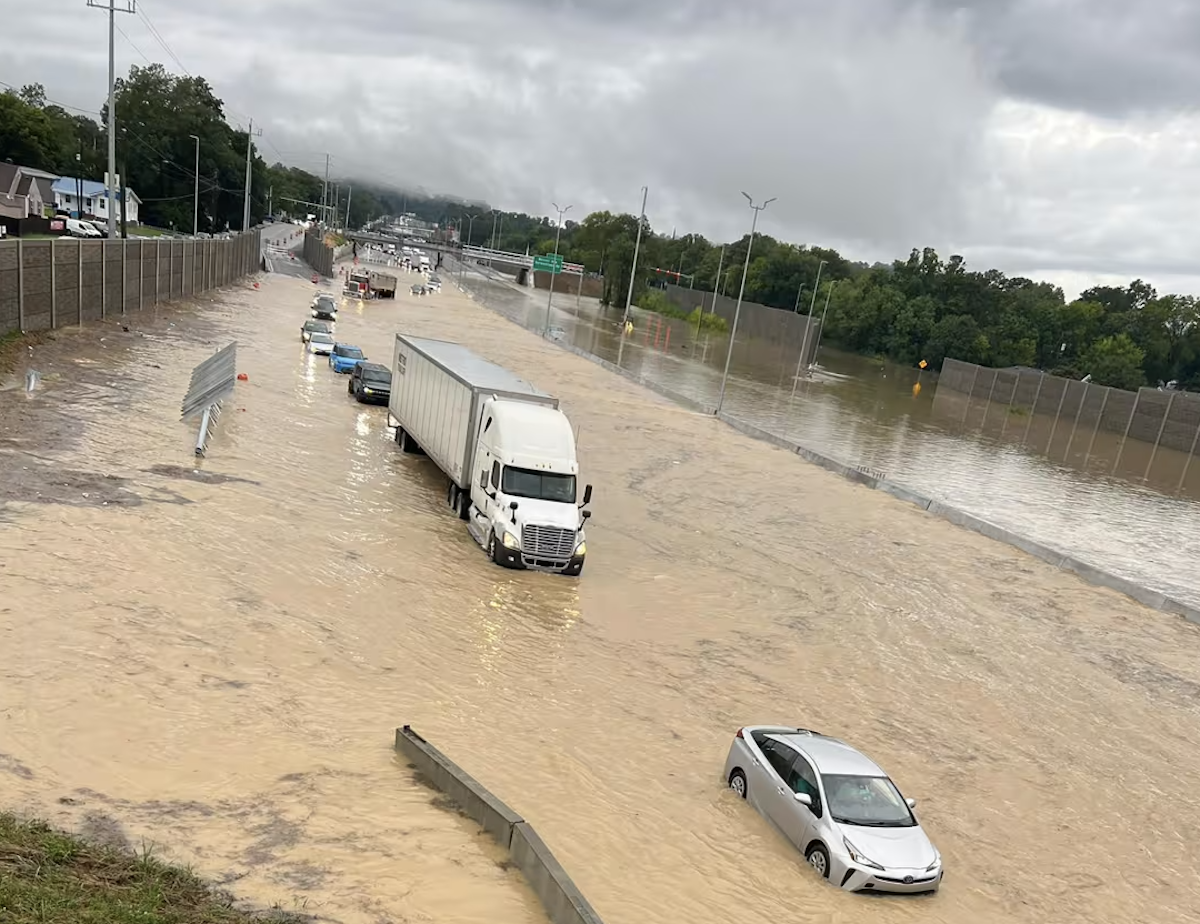 Three dead and one missing in Chattanooga after historic rain that flooded I-24