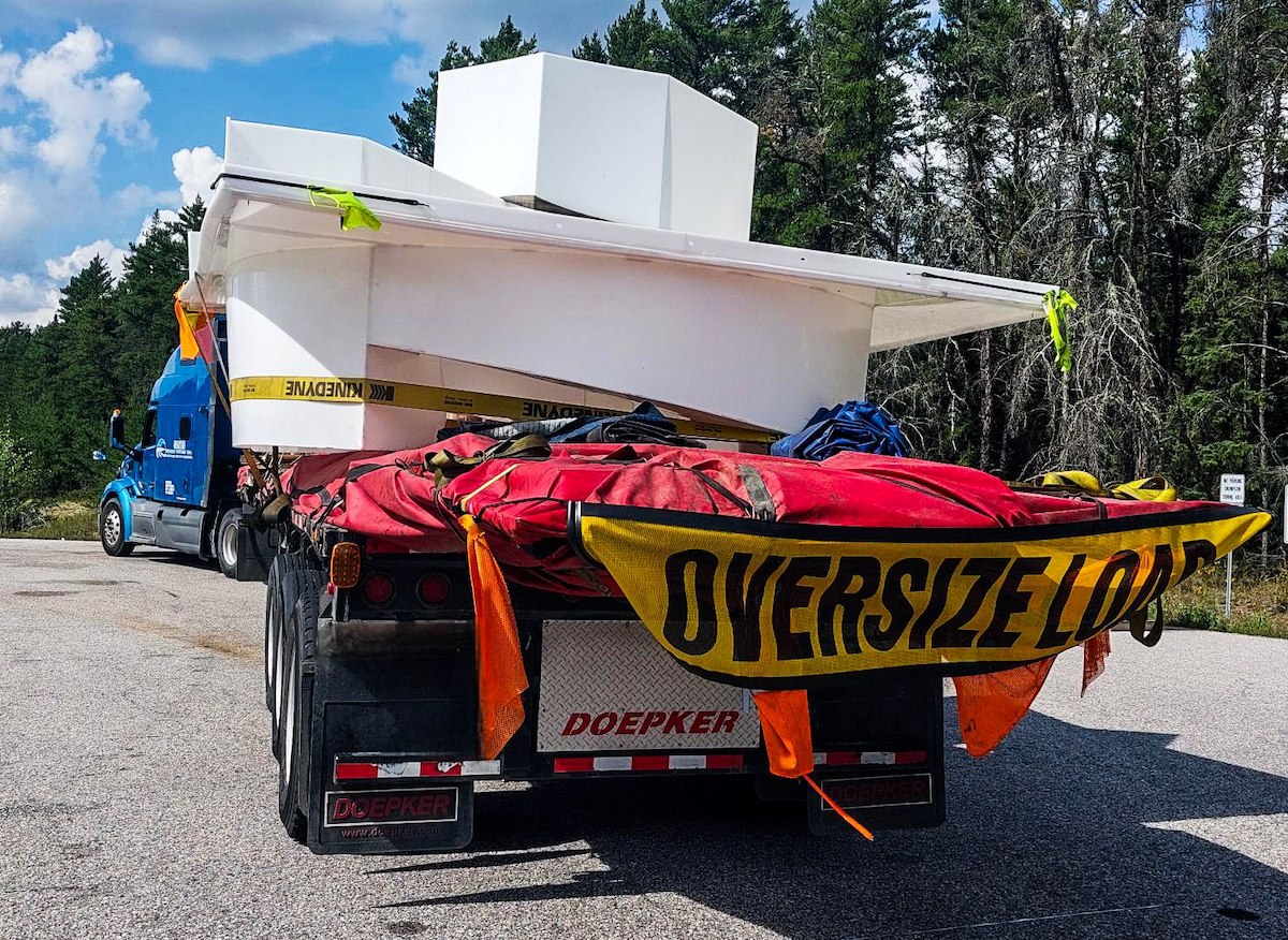 Oversize load given two out of service orders after three stops in 24 hours