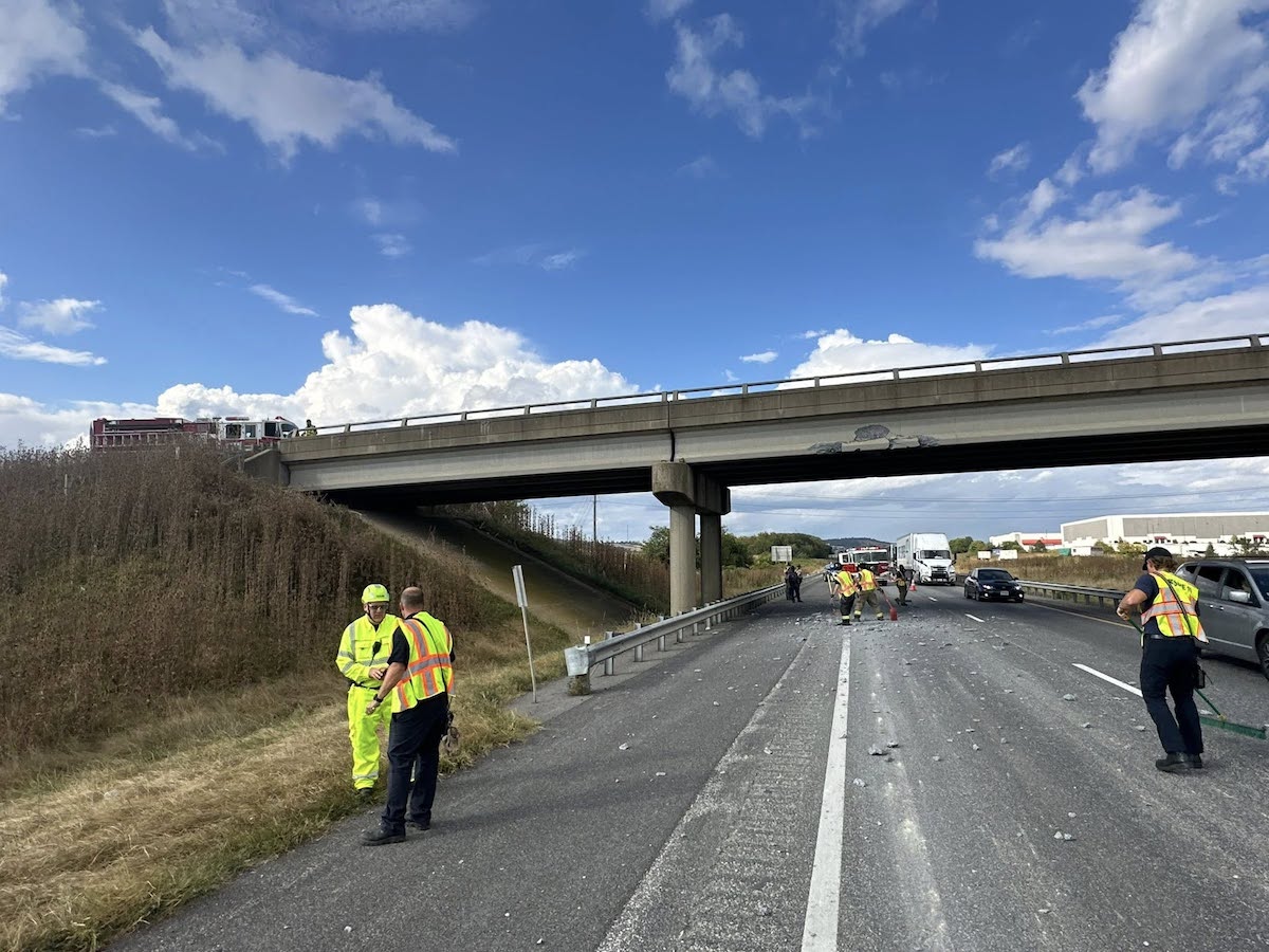 Oversize load driver strikes three bridges before police stop him at Virginia rest area
