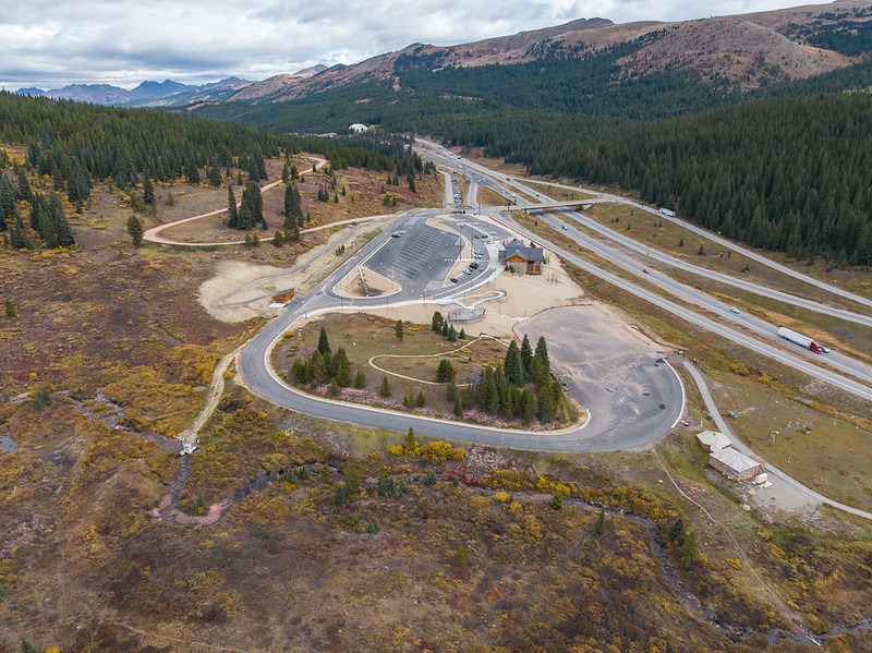 I-70 Vail Pass Rest Area in Colorado reopens with expanded truck parking