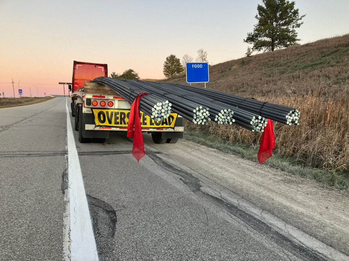 ‘Routine permit check’ on oversized load uncovers cracked rim, firearm violation, Iowa troopers say