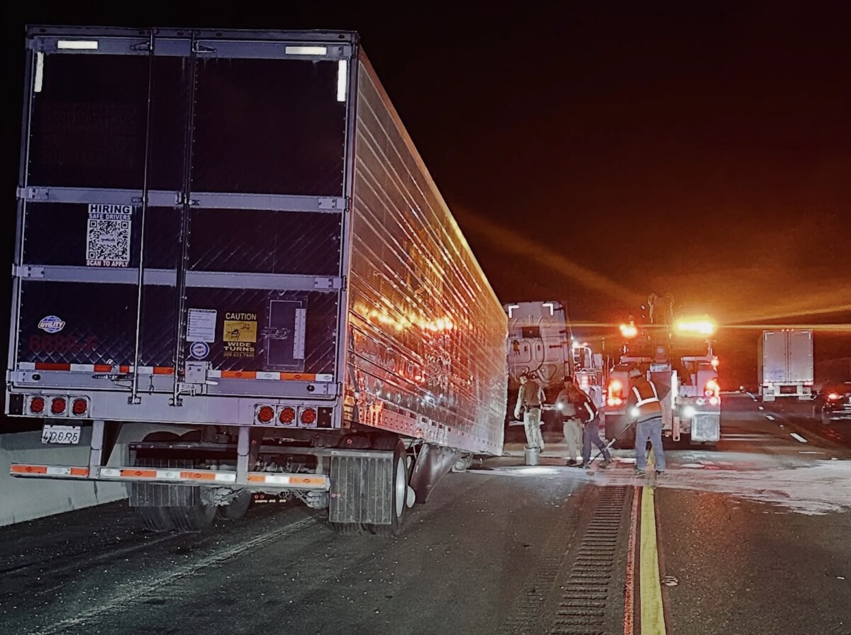 CHP reminds CDL drivers to do a full pre-trip after semi truck loses trailer