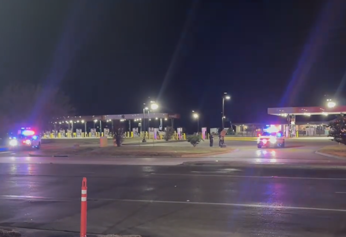 Truck stop evacuated when potentially hazardous load catches fire