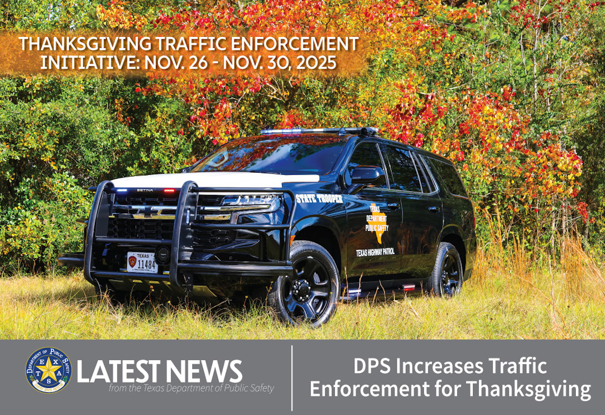 Texas DPS stepping up enforcement through end of Thanksgiving weekend