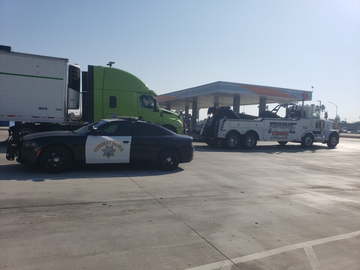 Truck driver faces DUI and open container charges after concerned citizens tip off CHP