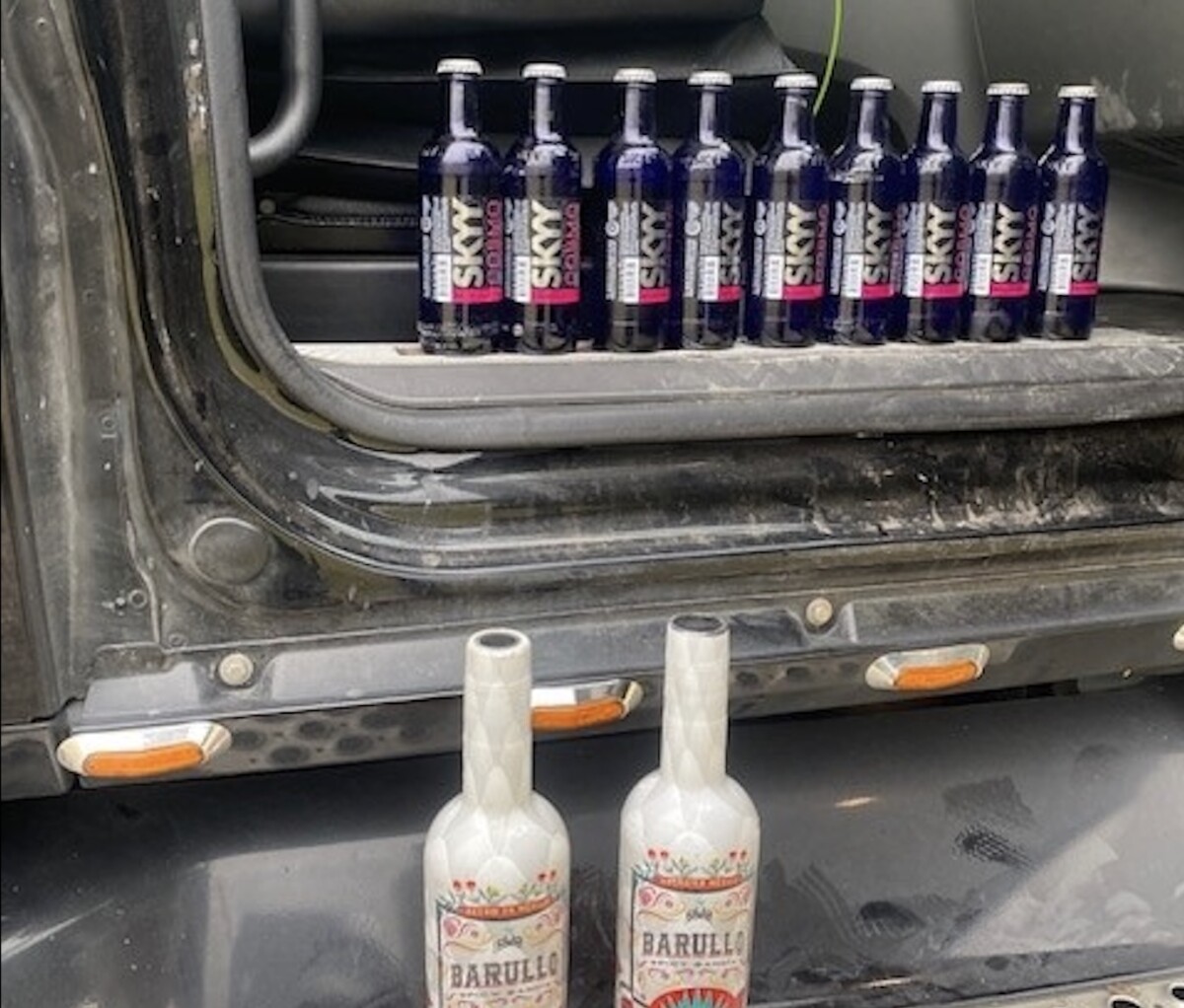 Truck driver taken out-of-service after inspection uncovers 11 bottles of alcohol in cab