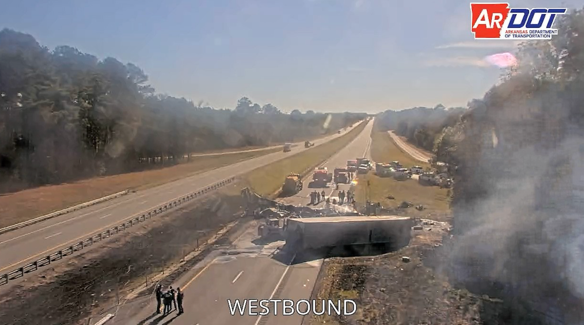 Both drivers dead after semi truck crosses median into oncoming traffic