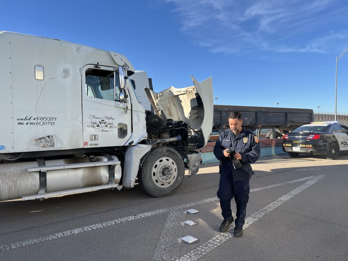 Four hour El Paso truck blitz uncovers 60 violations, including bad brakes and disregarding weigh station