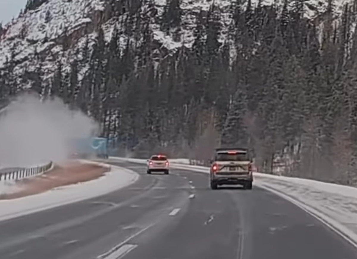WATCH: Amazon truck driver makes pretty darn good save after losing it on I-70 Mountain Corridor 