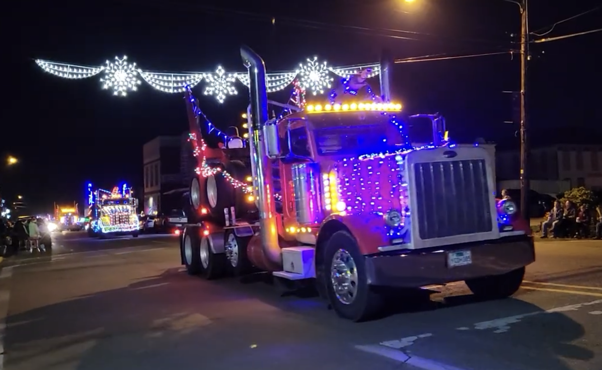 Lighted truck parade brings in $6,500 worth of donations just in time for Christmas