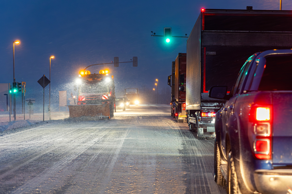 Trucking internet is buzzing about the upcoming winter storm