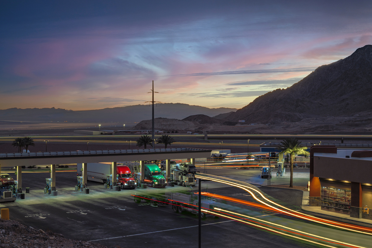 Trucker beaten and robbed at gunpoint at SoCal truck stop just before sunset