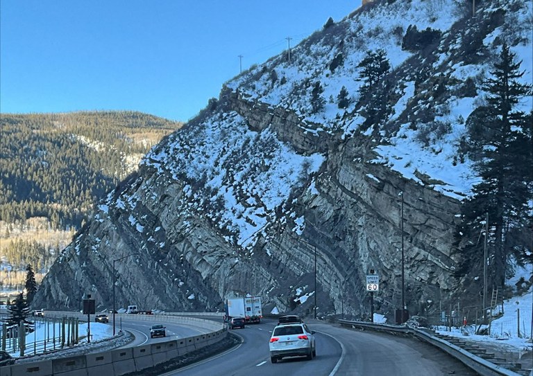 Enforceable variable speed limit signs now active on I-70 in Dowd Canyon, Colorado DOT says