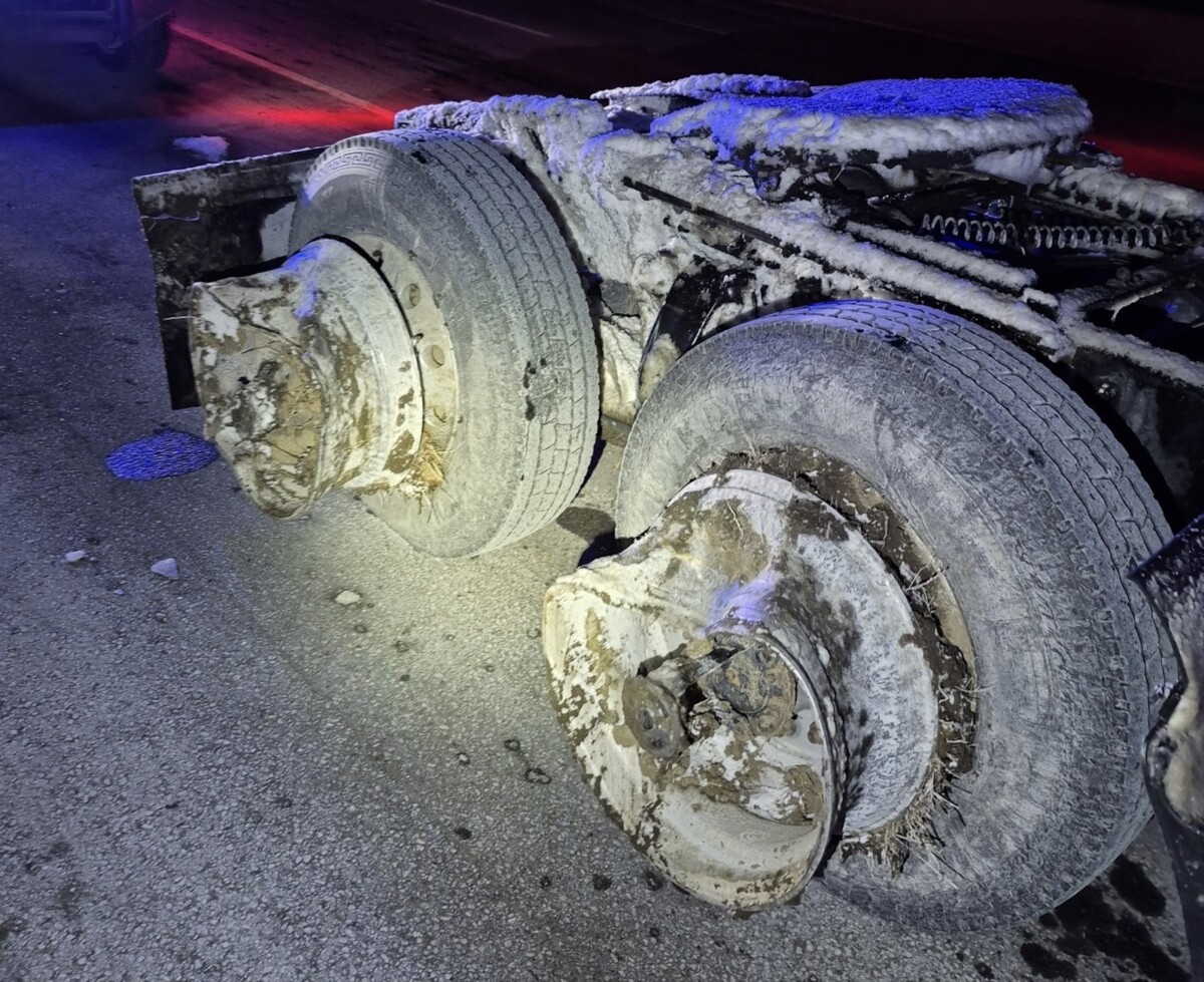 Truck driver charged after getting caught driving a bobtail that was ‘missing some tires’