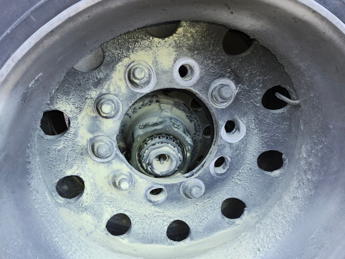 Reports of smoking tire reveal wheel separation and missing lug nuts