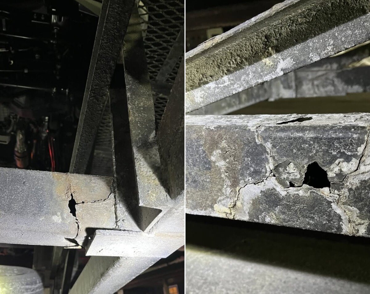 New Hampshire motor carrier troopers sideline pickup hauling trailer for weight and safety violations