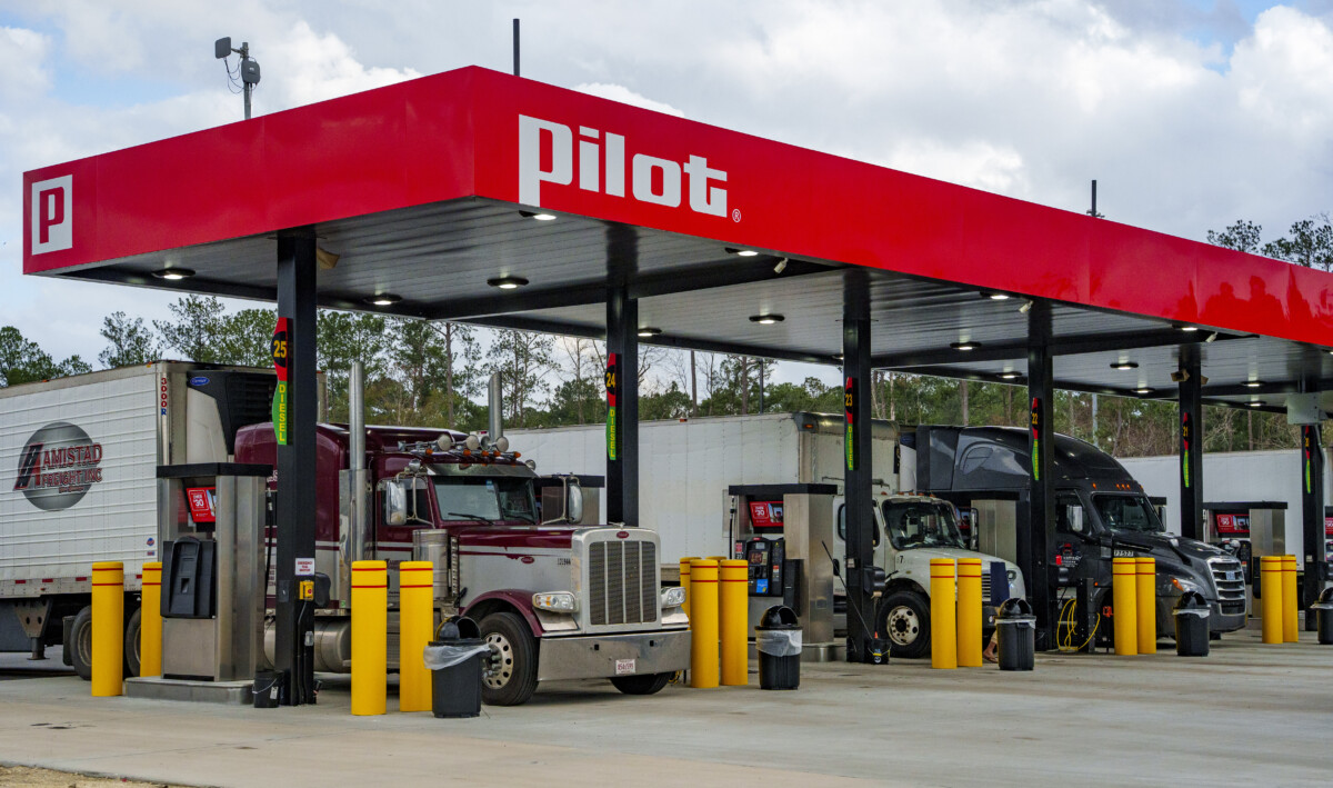 Pilot opens truck stops in Massachusetts and Florida with a combined 112 truck parking spaces