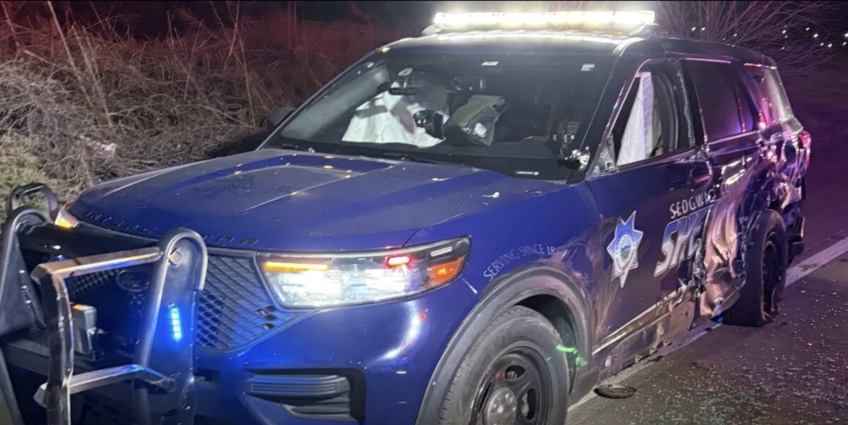 Kansas sheriff shares video from Move Over crash that resulted in citation for semi truck driver