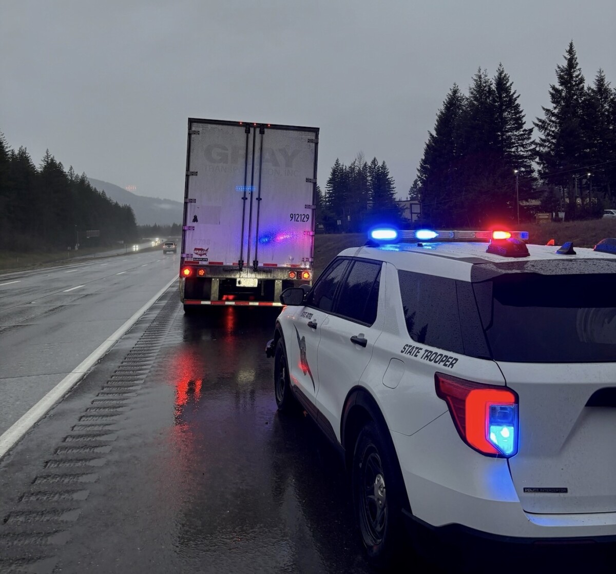 Semi truck clocked at nearly 90 MPH on I-90, Washington trooper says