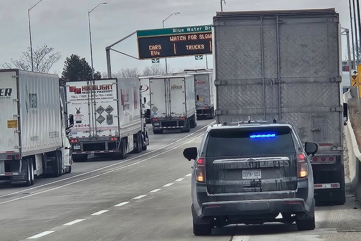 Truck driver cited for attending Zoom meeting while driving
