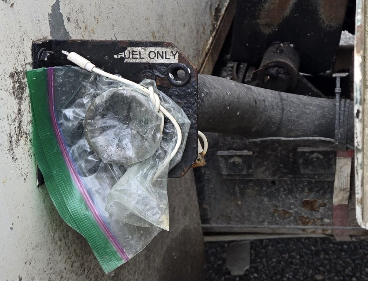 Sandwich bag fuel cap fix just one of 172 violations uncovered during commercial vehicle inspection operation in B.C.