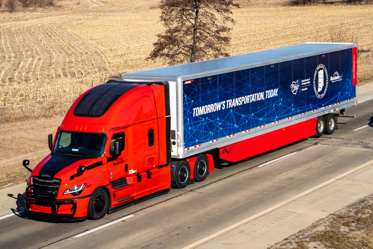 Three trucks equipped with automated tech deployed to deliver freight for Nussbaum Transportation