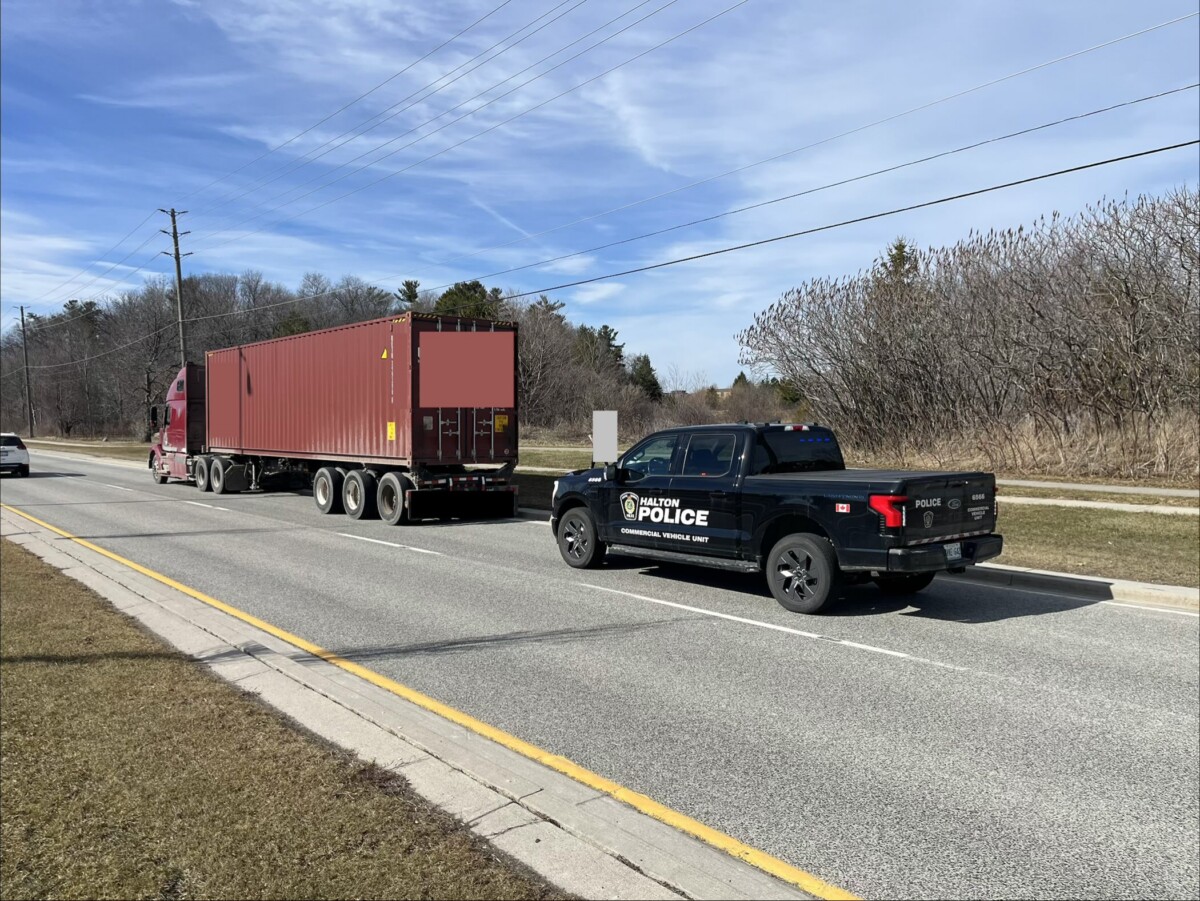 Police find a laundry list of equipment violations on semi truck that bypassed scales