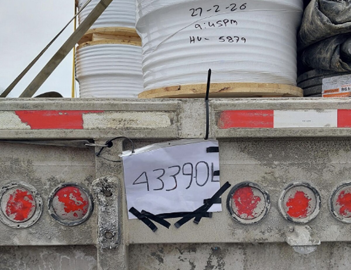 Police file 26 charges after stopping same commercial vehicle twice in one day for ‘handwritten plate’ and more