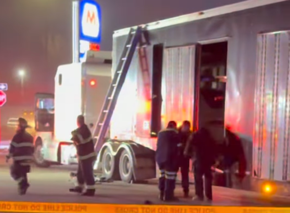 Car hauler found deceased pinned against roof of trailer by vehicle