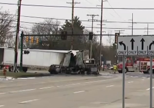 Nine injured after wrong-way motorist causes collision that results in fires, entrapments