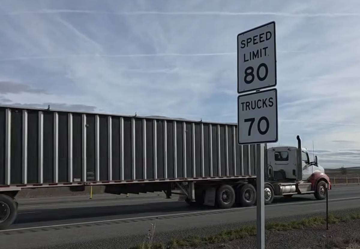 Bill eliminating lower speed limits for semi trucks officially signed into law in Idaho