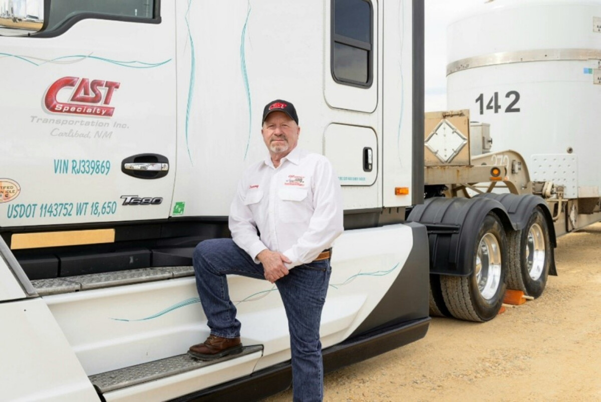Trucker who hauls nuclear waste achieved over 3.5 million safe miles
