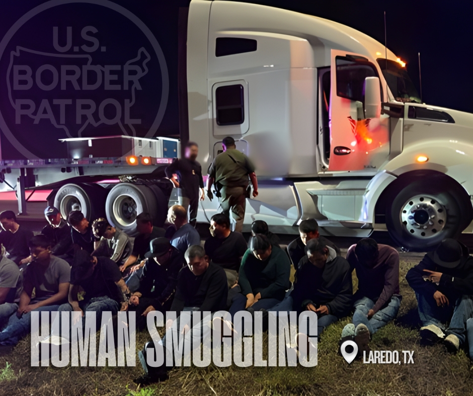 U.S. trucker facing charges after Border Patrol finds 22 people crammed in cab