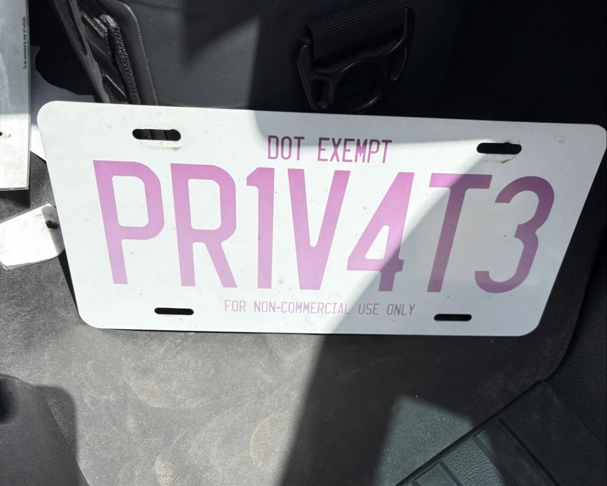 Driver nabbed for fake ‘DOT Exempt’ plate in Arizona