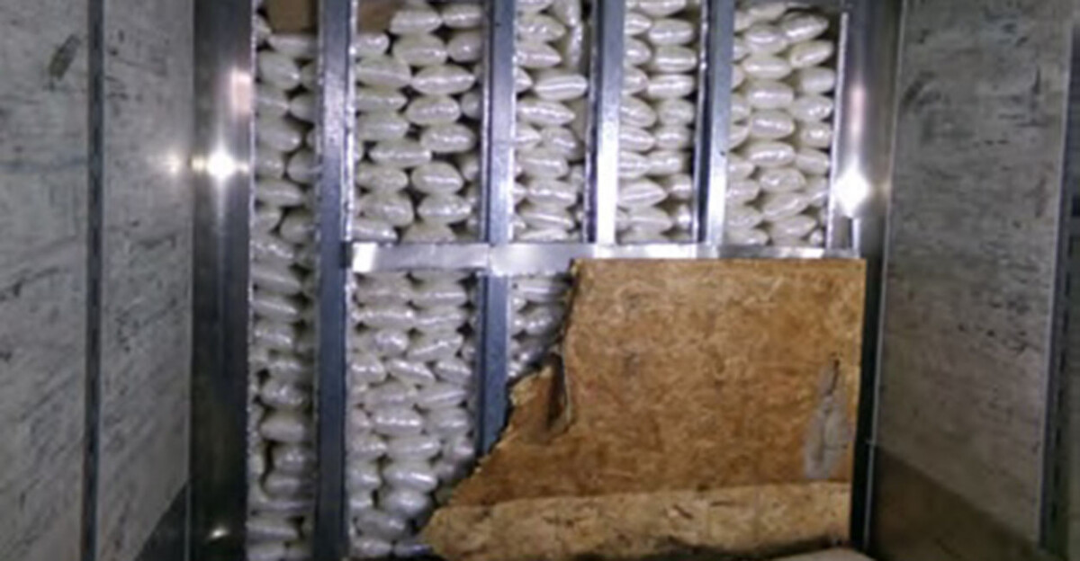 Nearly $5 million in meth seized from semi trailer at California cargo facility