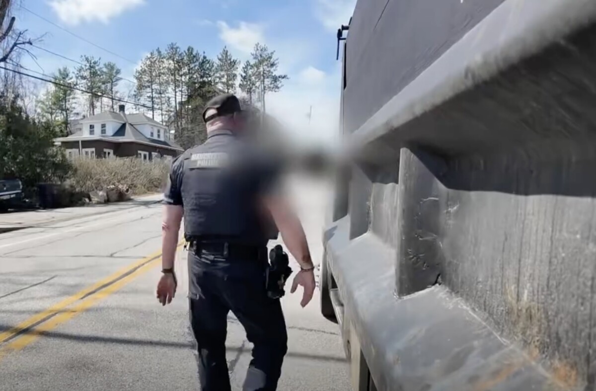 ‘Tempers flare’ in video showing New Hampshire cop’s traffic stop on commercial vehicle driver for speeding and cellphone use
