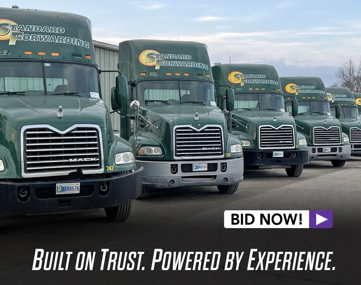 Standard Forwarding Freight, LLC Auctioning Fleet Equipment
