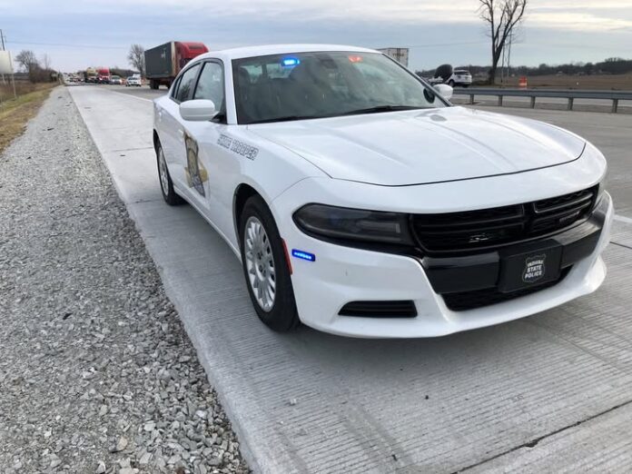 ISP image of cruiser engaged in enforcement activity