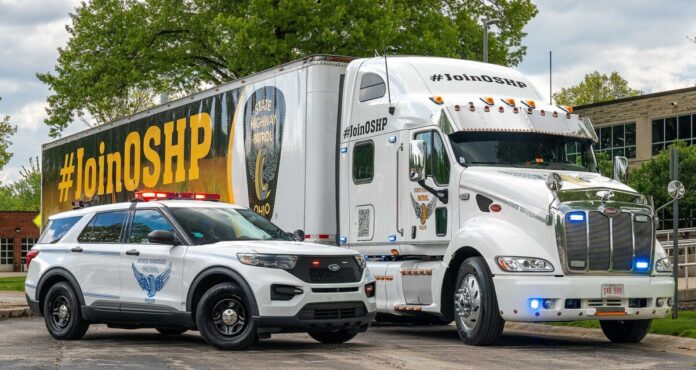 Ohio Turnpike Commission Ohio Turnpike Commission image of trooper's semi truck